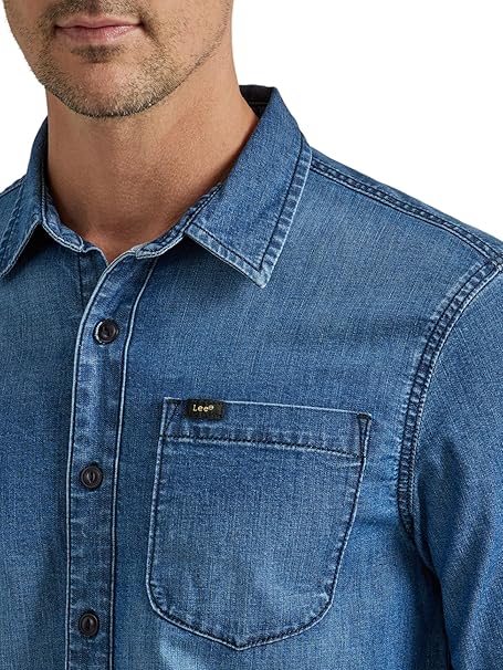 Men's All Purpose Classic Fit Long Sleeve Shirt Button Down Shirt